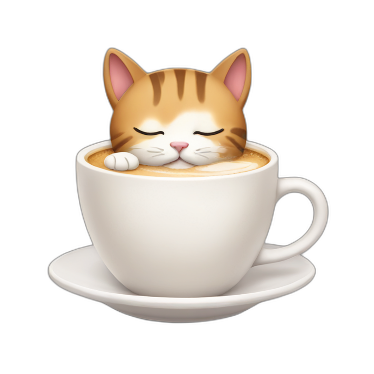 sleepy cat | AI Emoji Generator