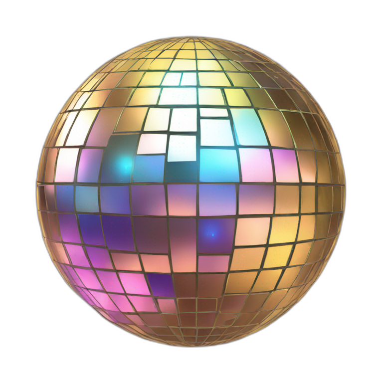 Panda disco ball | AI Emoji Generator