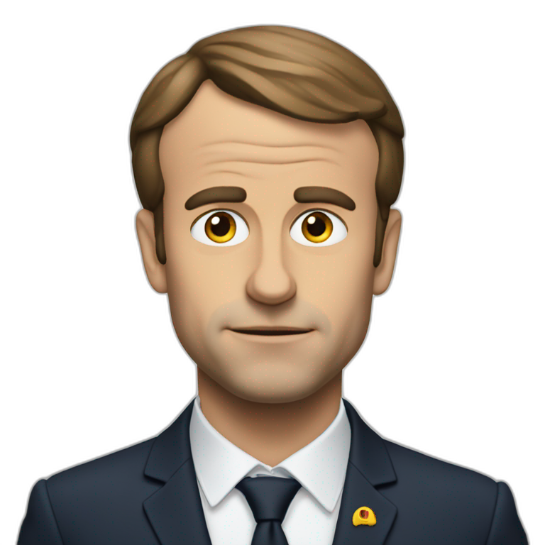 macron qui rappe | AI Emoji Generator