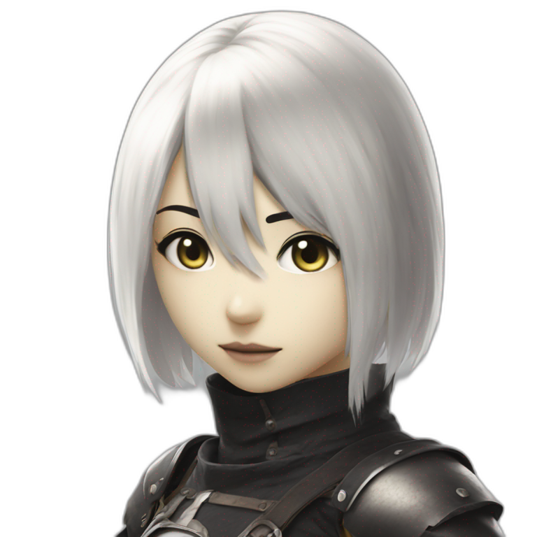 nier automata 2b | AI Emoji Generator