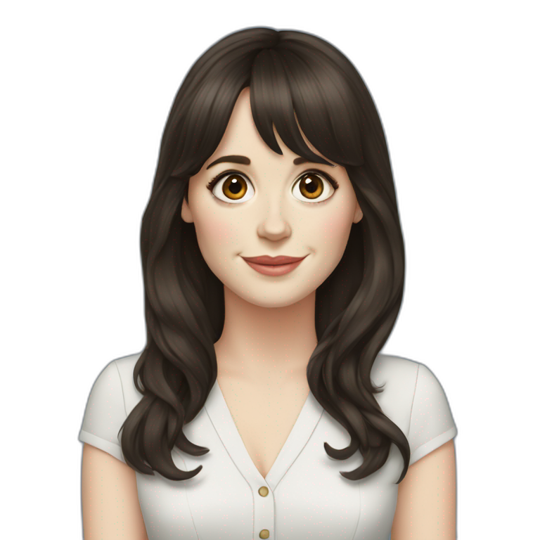 Zooey Deschanel | AI Emoji Generator