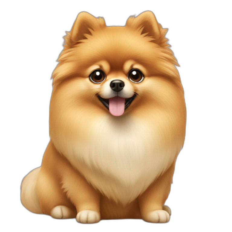 Pomeranian puppies | AI Emoji Generator