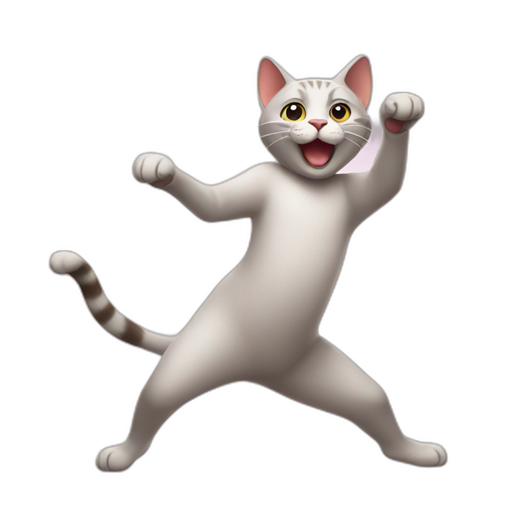 dancing cat | AI Emoji Generator