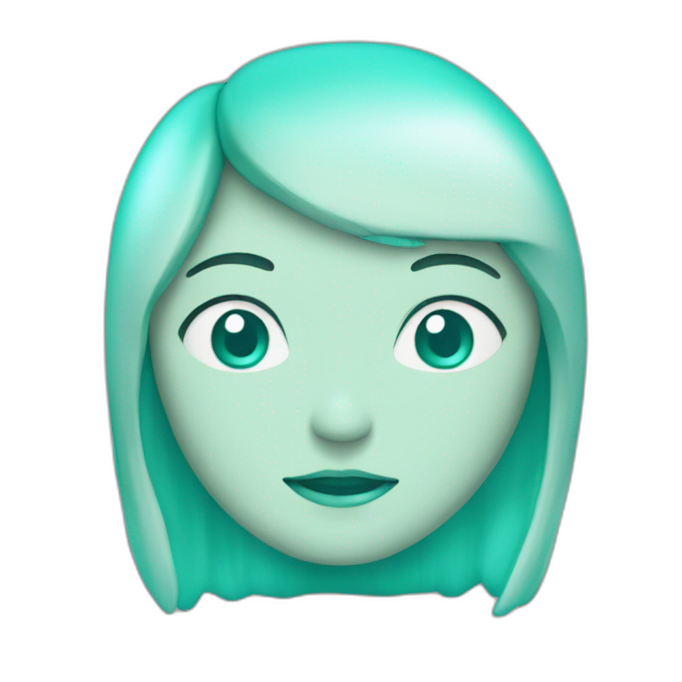 Turquoise Heart | AI Emoji Generator