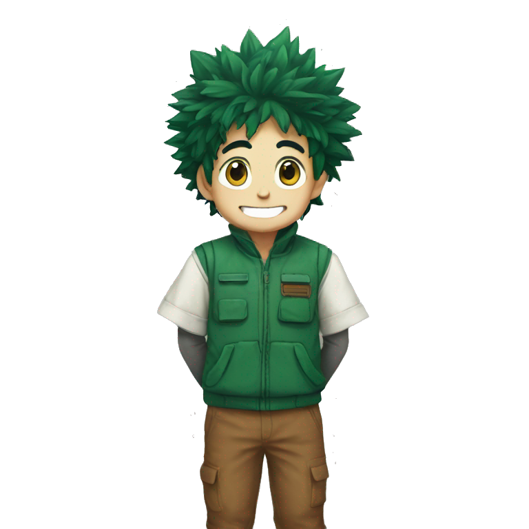 Bakugo fusion deku | AI Emoji Generator