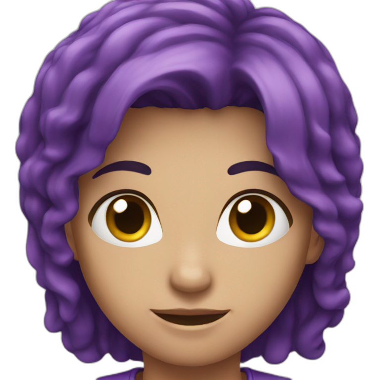 purple hourse | AI Emoji Generator