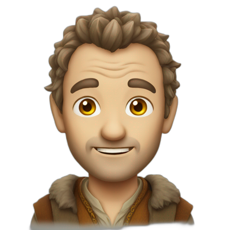 Hobbit bilbo discjockey | AI Emoji Generator