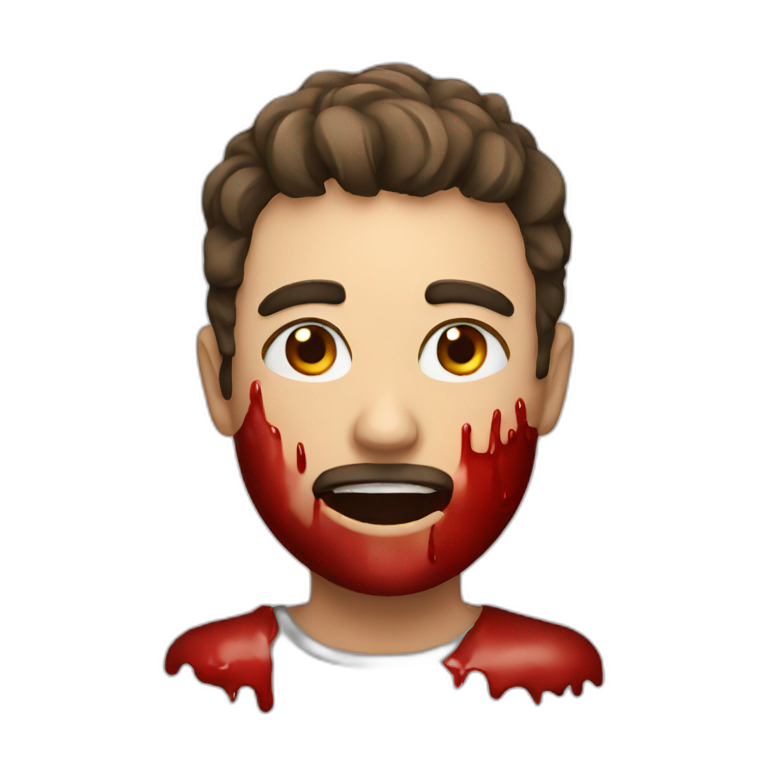 Heart with blood | AI Emoji Generator