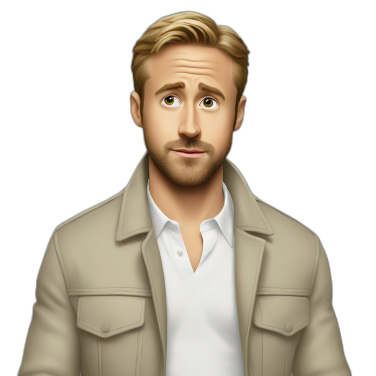 Ryan gosling saying « i drive » | AI Emoji Generator