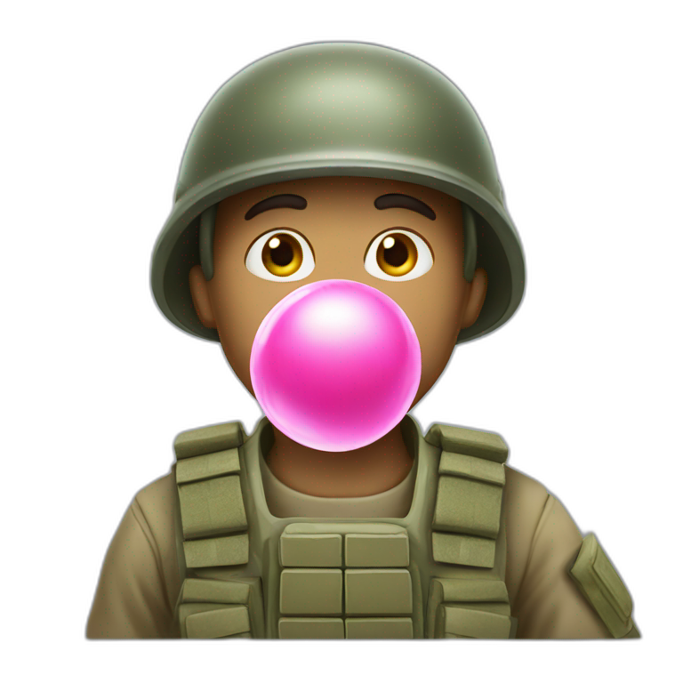 Bubble gum | AI Emoji Generator