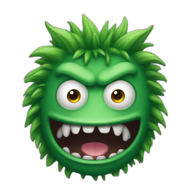 green monster with one eye | AI Emoji Generator