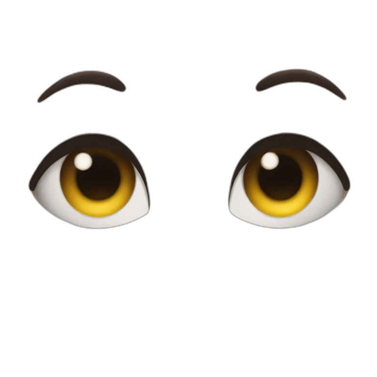 intense stare | AI Emoji Generator