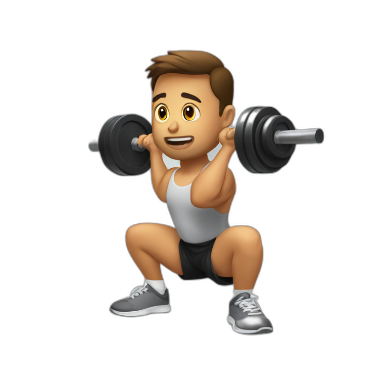 Squat | AI Emoji Generator