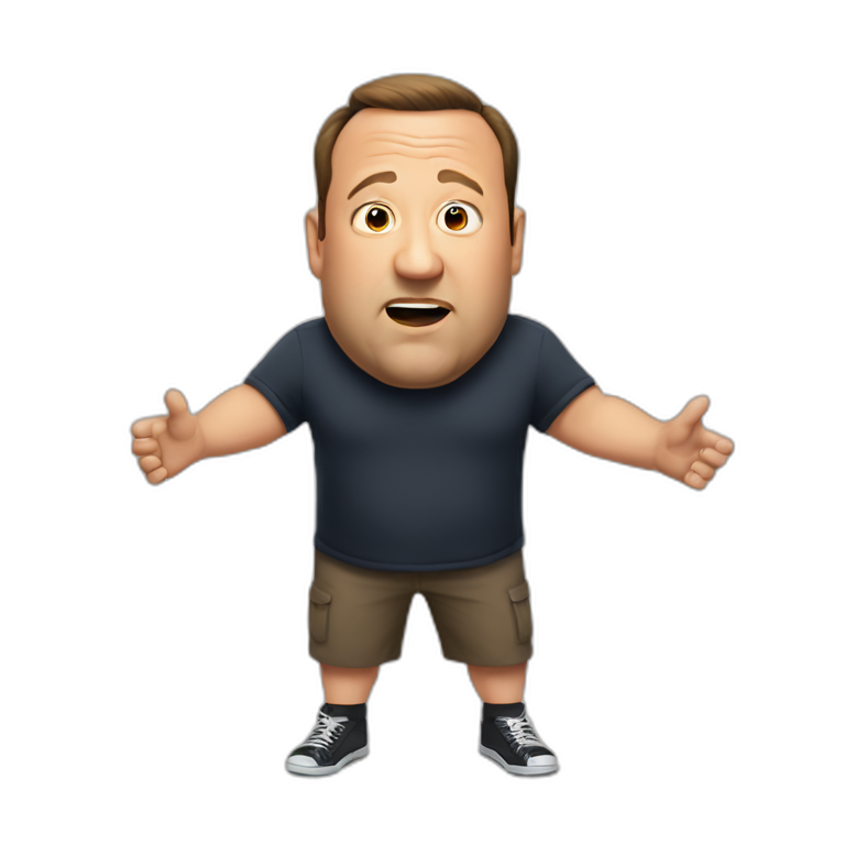 kevin james full body | AI Emoji Generator