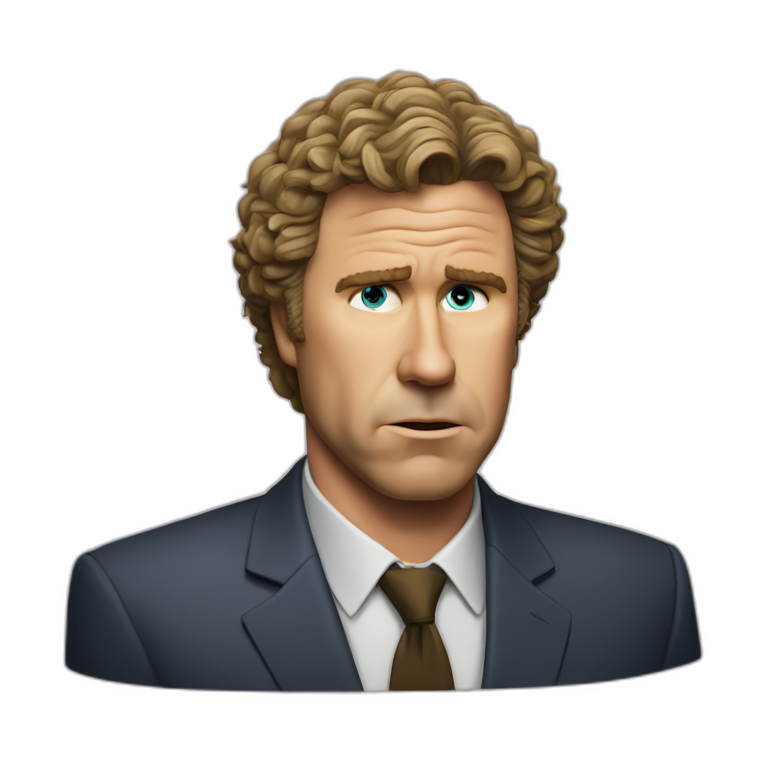 Will Ferrell with a bottle of buckfast | AI Emoji Generator