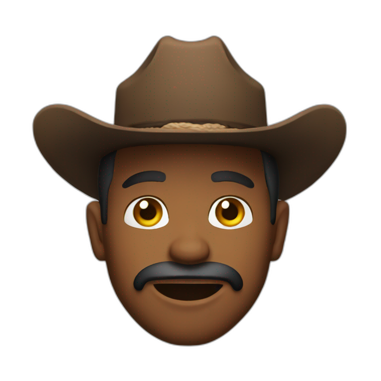 cowboy ghost | AI Emoji Generator