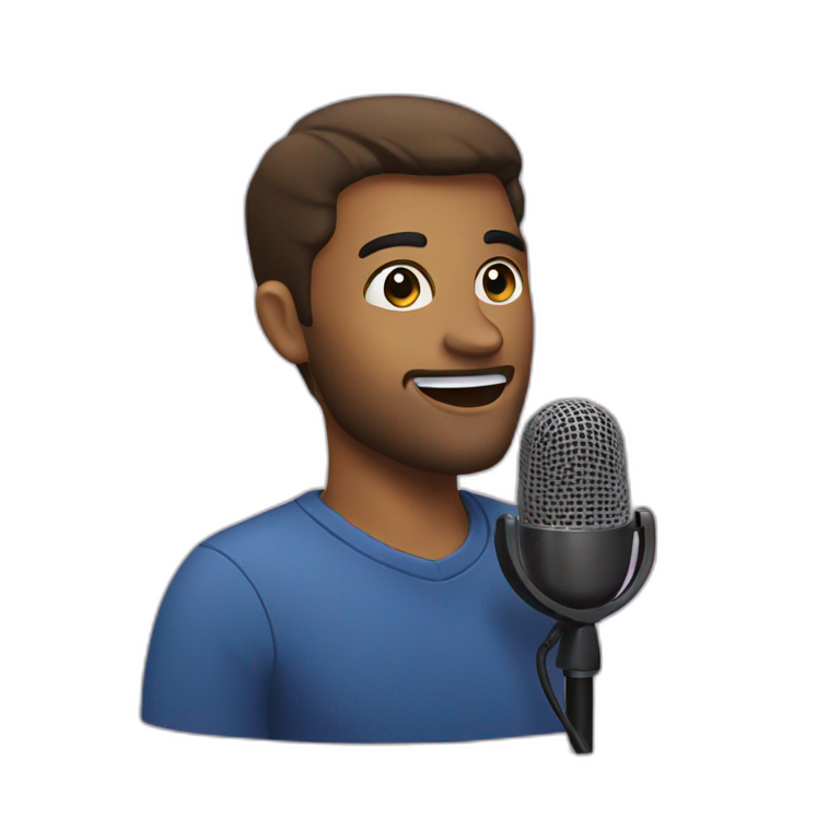 podcast microphone | AI Emoji Generator