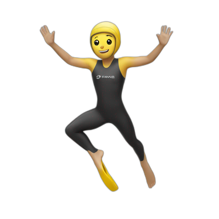 cliff diving | AI Emoji Generator