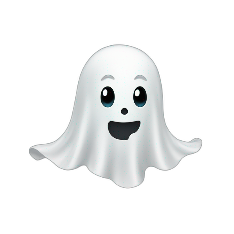 Pointy head ghost | AI Emoji Generator