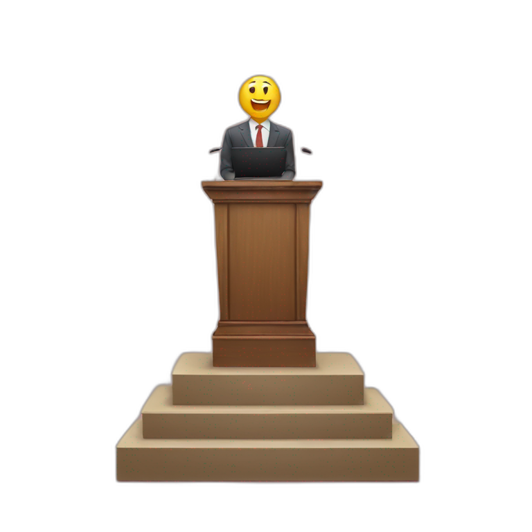 leadership podium | AI Emoji Generator