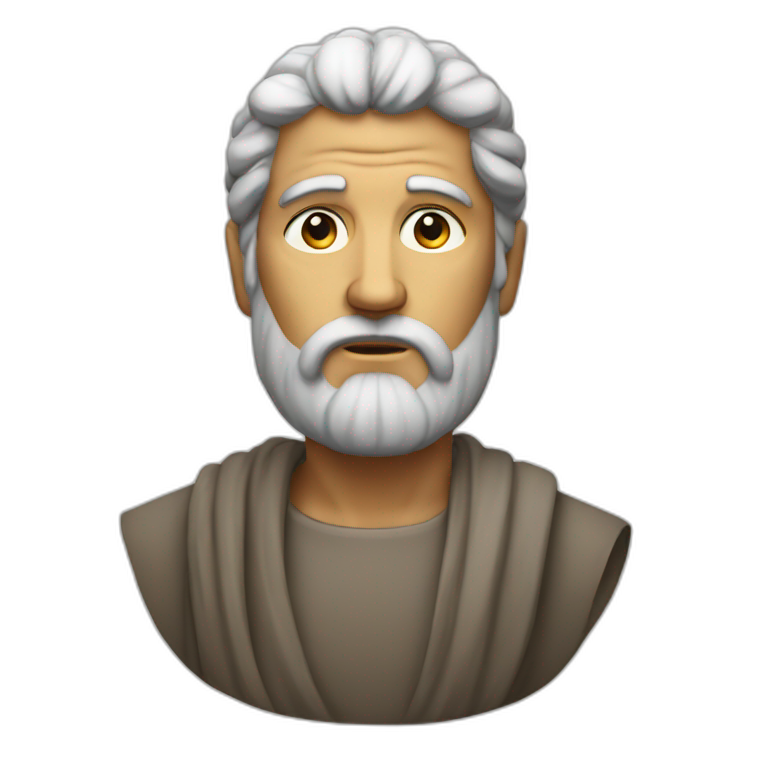 A stoic clown | AI Emoji Generator