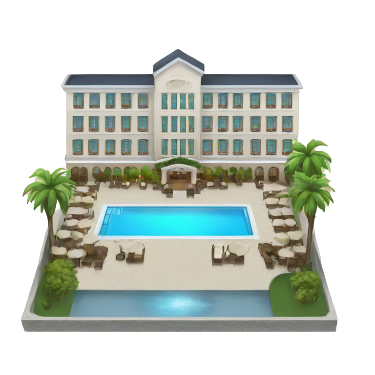 luxury hotel | AI Emoji Generator