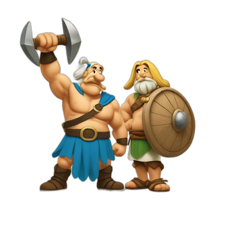 obelix-asterix | AI Emoji Generator