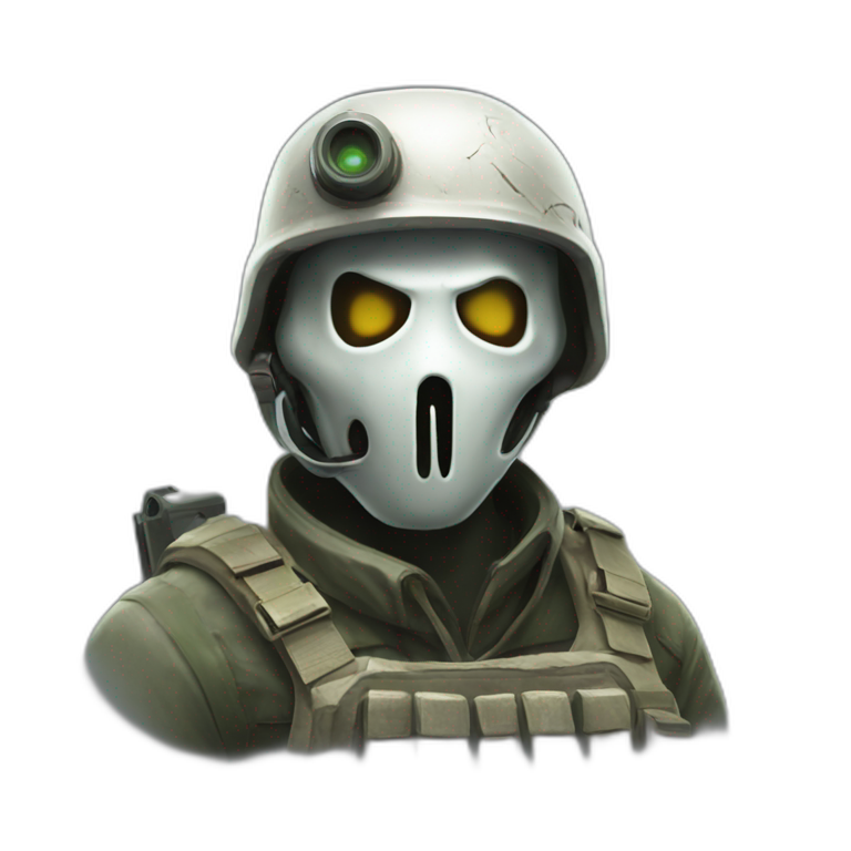 Ghost call of duty | AI Emoji Generator