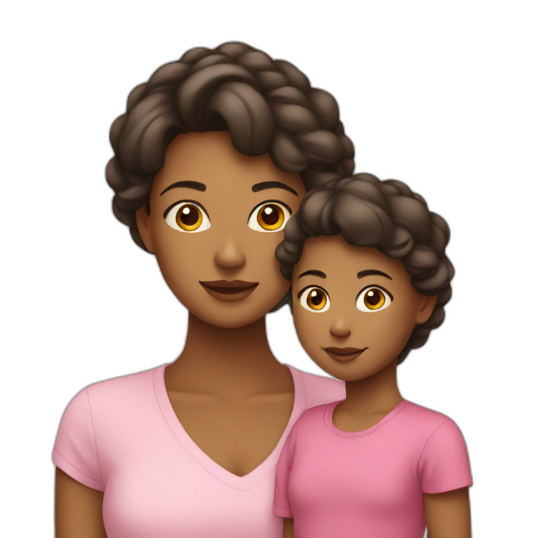 Father daughter and mother | AI Emoji Generator