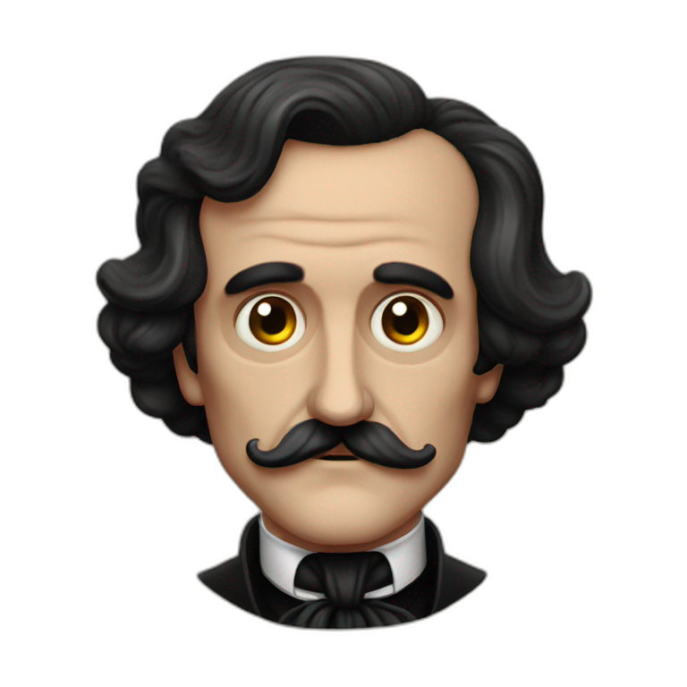 Edgar Alan Poe bailando | AI Emoji Generator