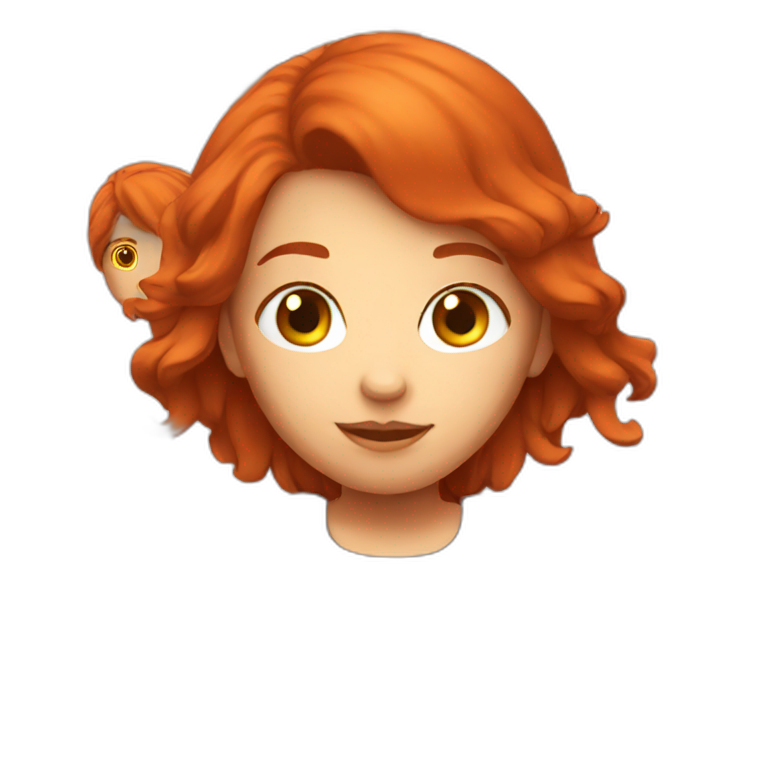 Red Head Girl Knight Ai Emoji Generator