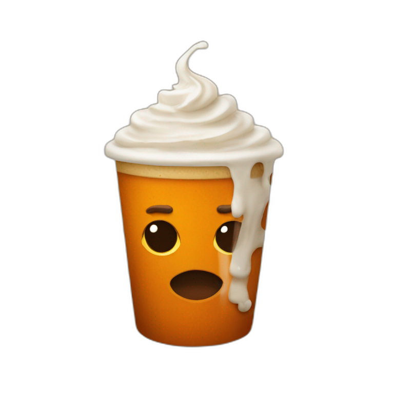 Pumpkin spice lattz | AI Emoji Generator