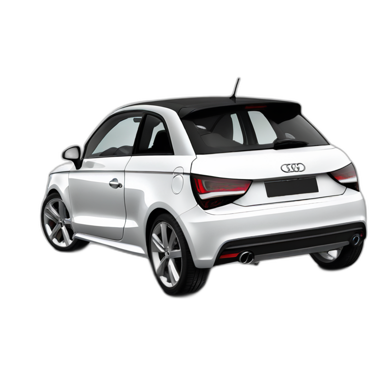 Audi a1 blanche | AI Emoji Generator