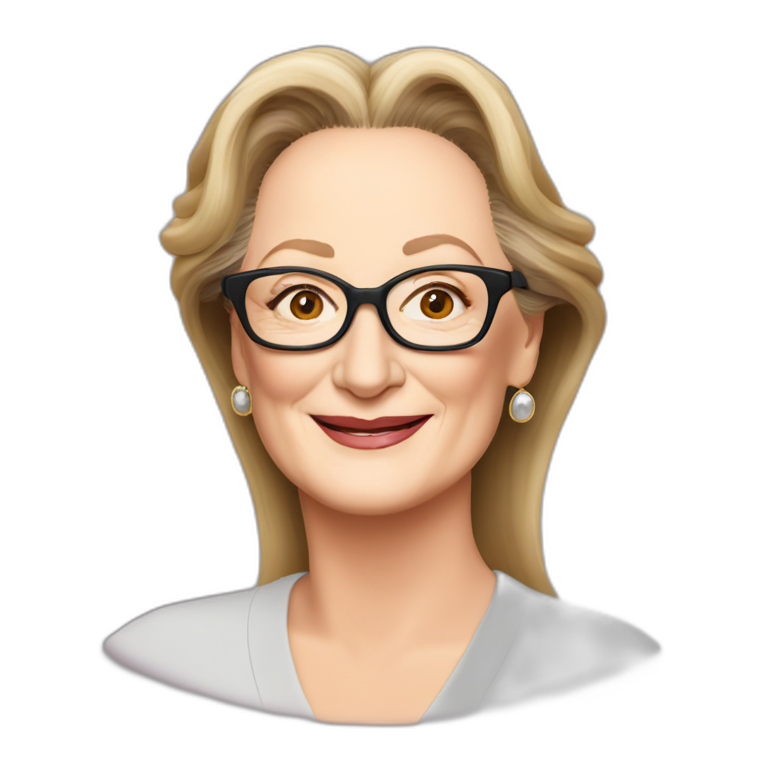 meryl streep | AI Emoji Generator