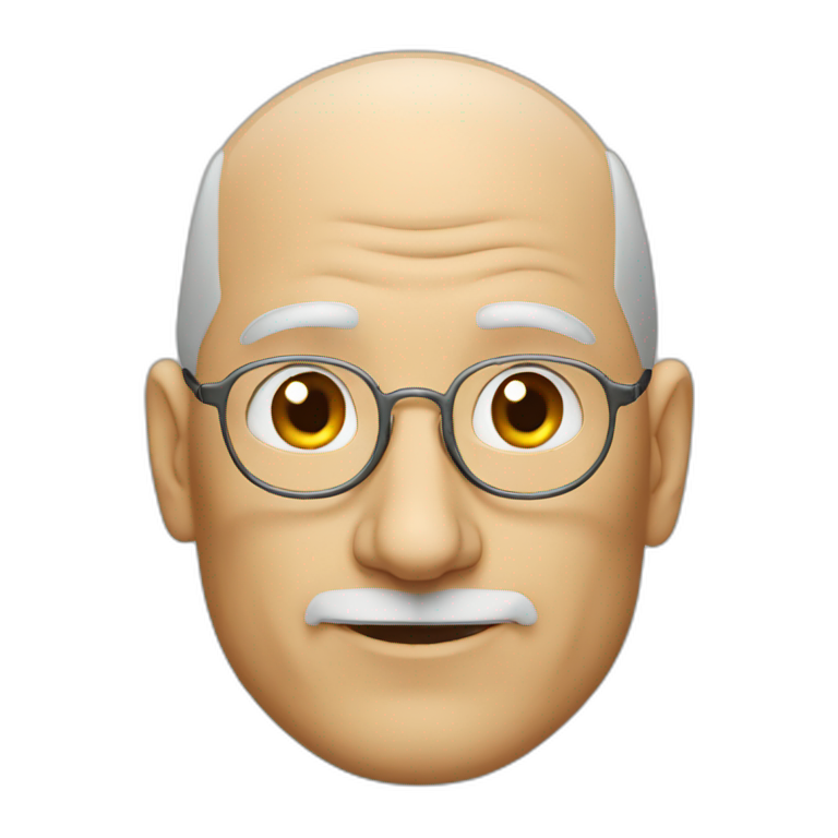 Steve jobs bald | AI Emoji Generator