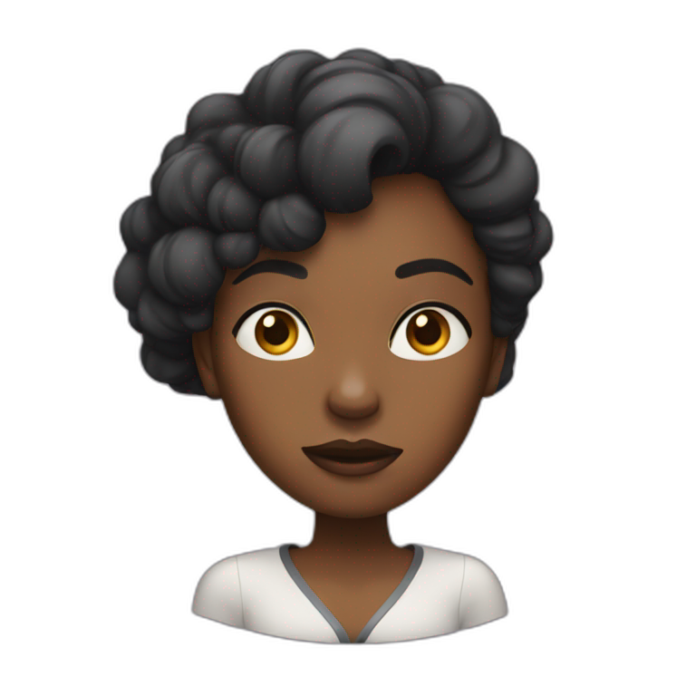 puerto rican rolling her eyes | AI Emoji Generator