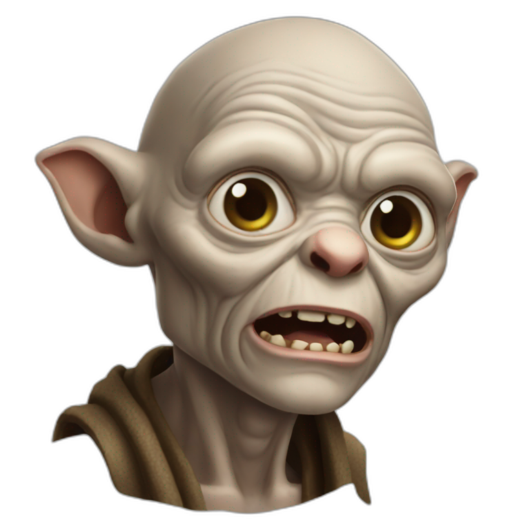 Think Golum | AI Emoji Generator