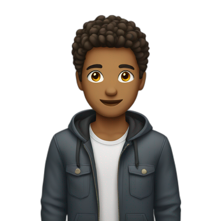 peruvian young male school tutor | AI Emoji Generator