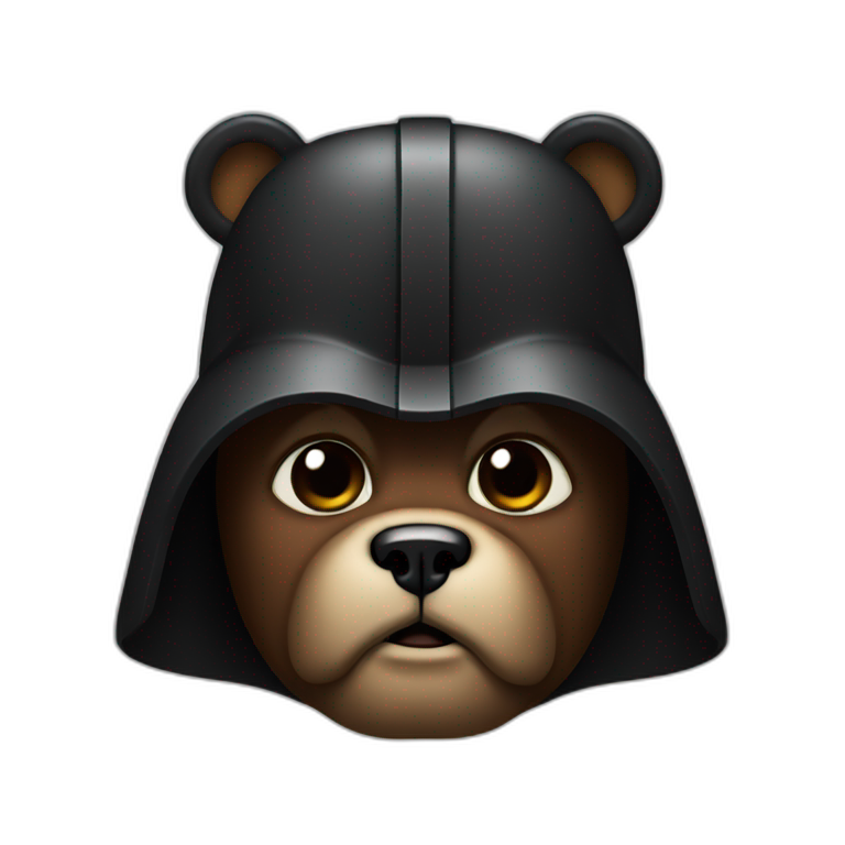 darth vader in pink suit | AI Emoji Generator