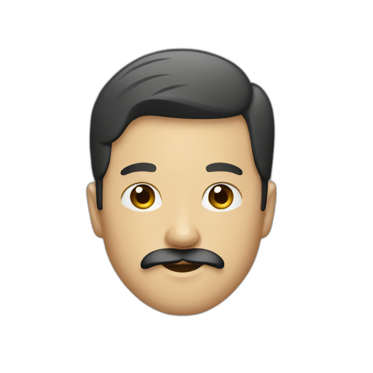 Mason mount with beard stubble and mustache | AI Emoji Generator