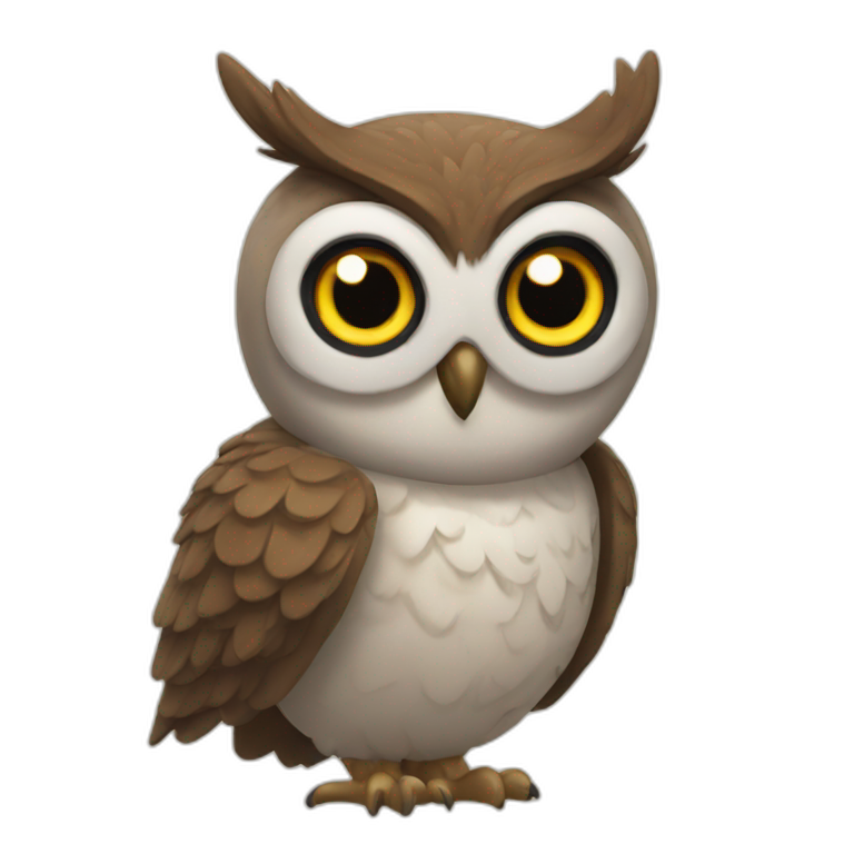 red owl dancing | AI Emoji Generator