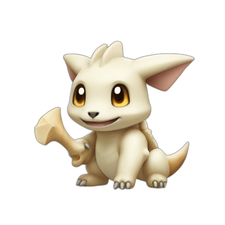 Cubone karakara | AI Emoji Generator