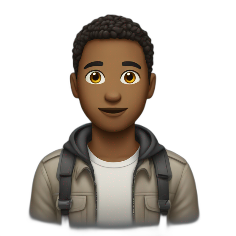 A 50 years old male youth hostel manager | AI Emoji Generator