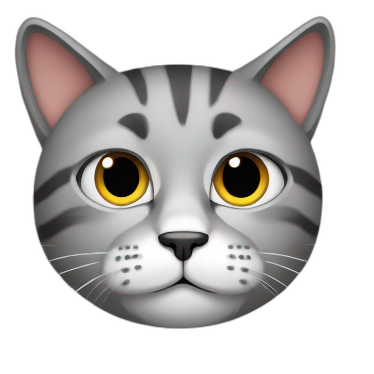 Bored cat ears | AI Emoji Generator