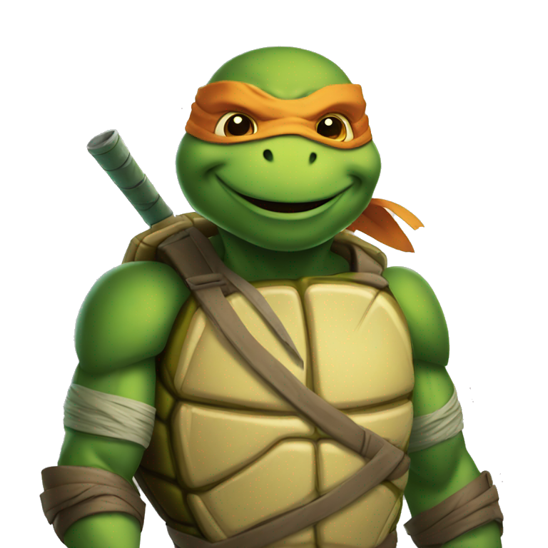 ROTTMNT, TMNT, Rise, Ninja turtle,Leonardo, Leo | AI Emoji Generator