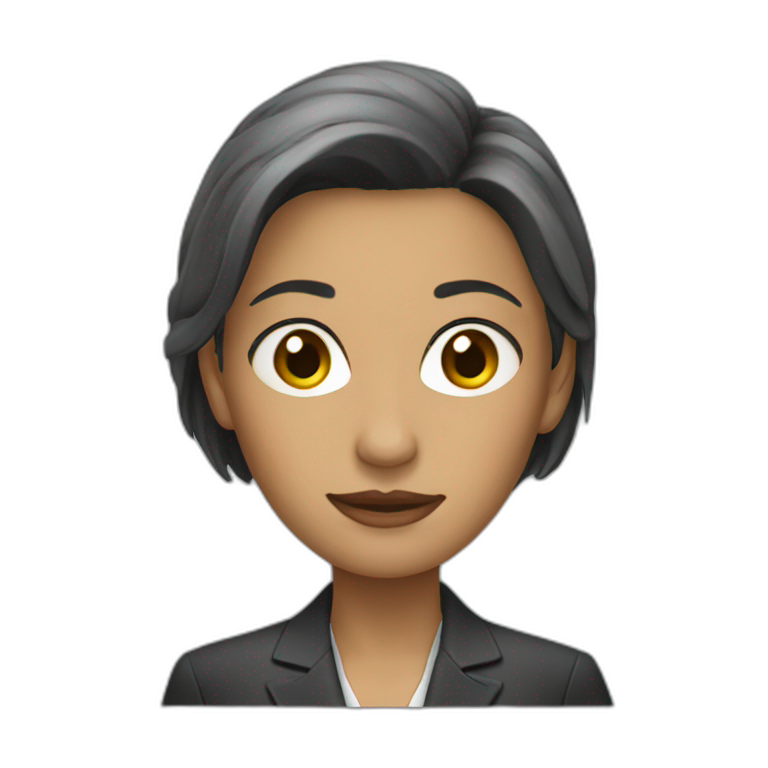 office woman suit | AI Emoji Generator