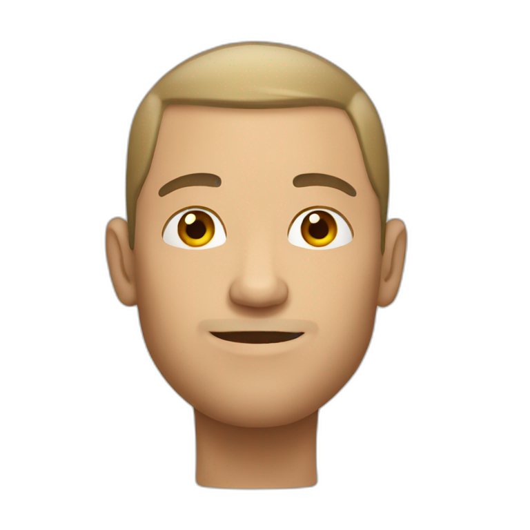 Man with no teeth | AI Emoji Generator