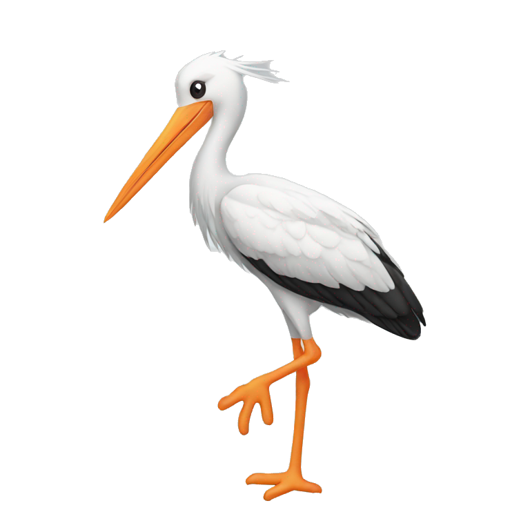 dreaming stork | AI Emoji Generator