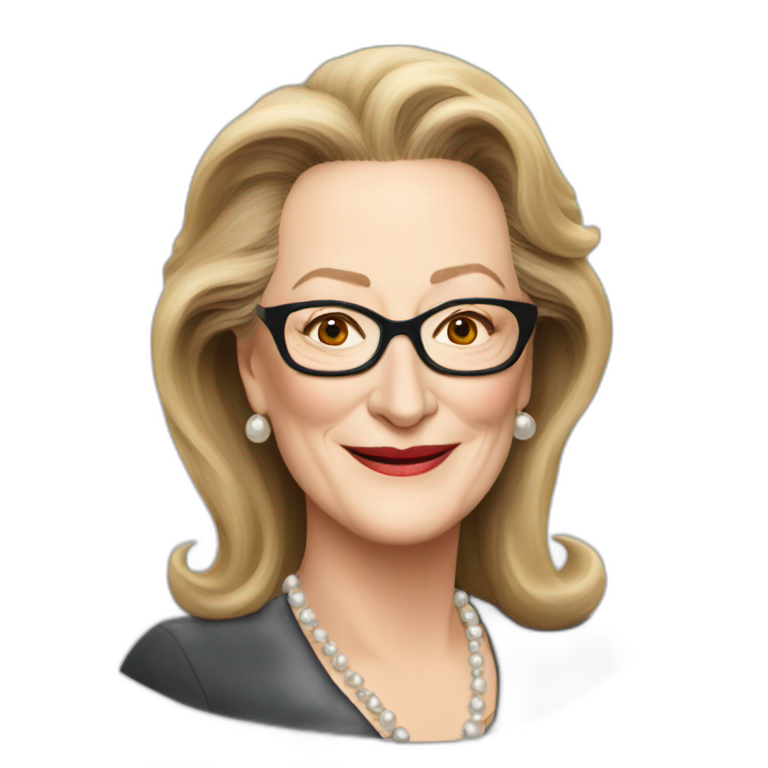 miranda priestly meryl streep ios | AI Emoji Generator