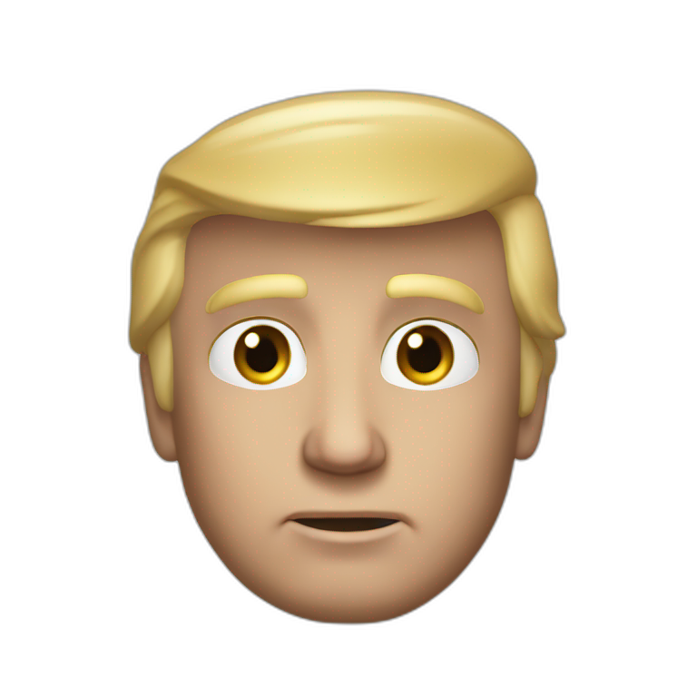 Donald-trump-on-the-toilet-realistic | AI Emoji Generator